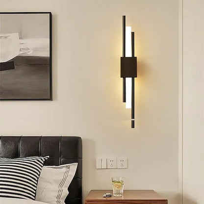 Luxury Black Gold LED Wall Light