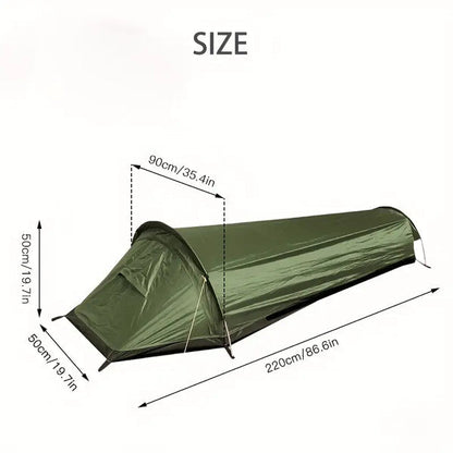 Portable 1-Man Water Resistant Camper Tent – Easy Setup