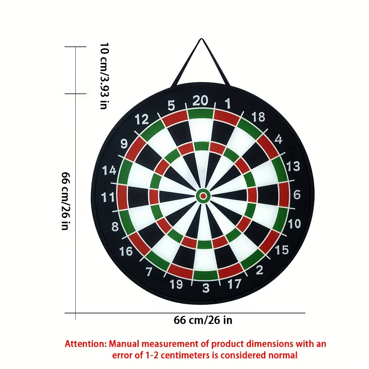 Portable Soft Tip Dartboard Set