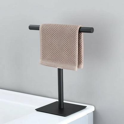 Portable Bathroom Towel Stand Compact Freestanding Holder - Fesara