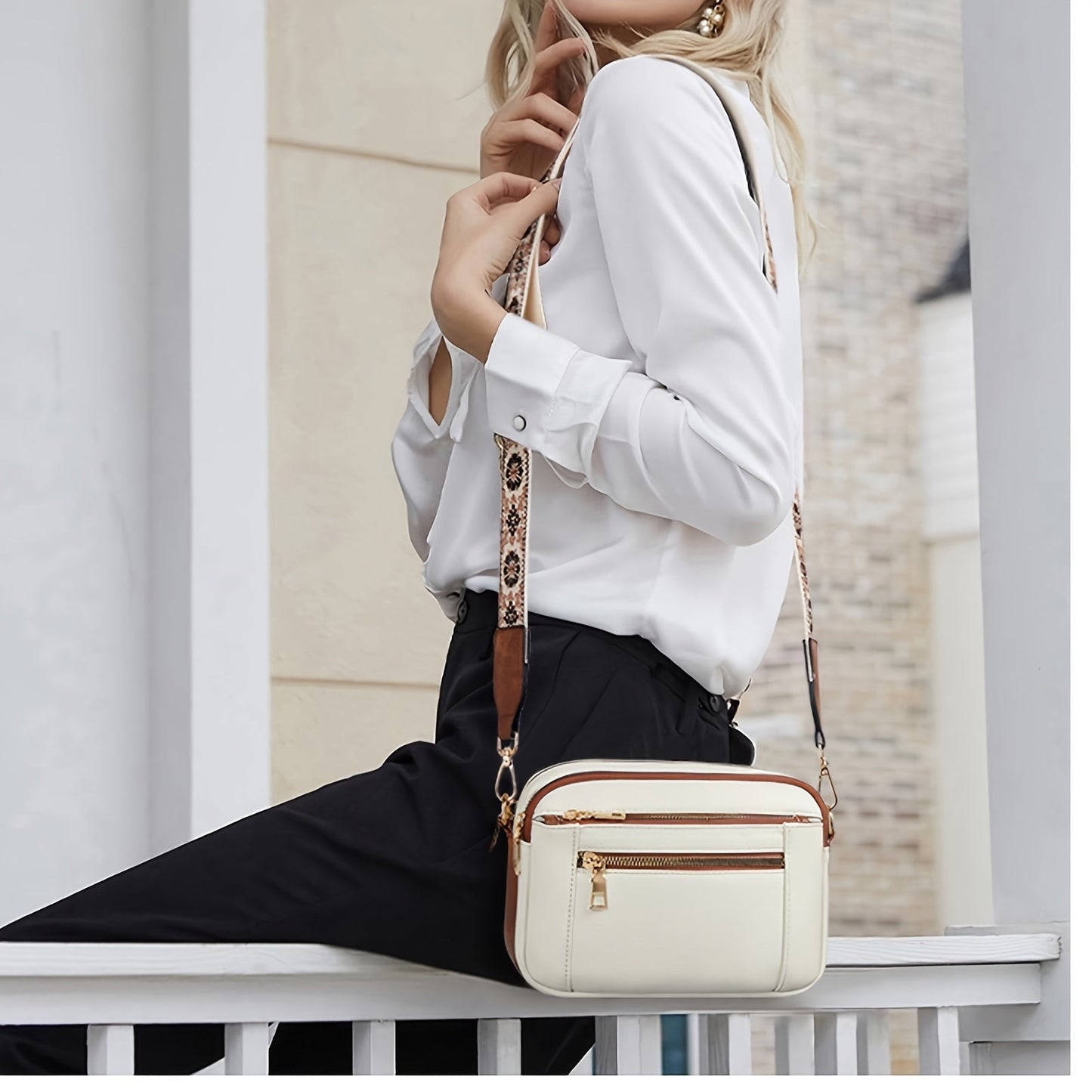Versatile Ladies Crossbody Bag with Adjustable Strap