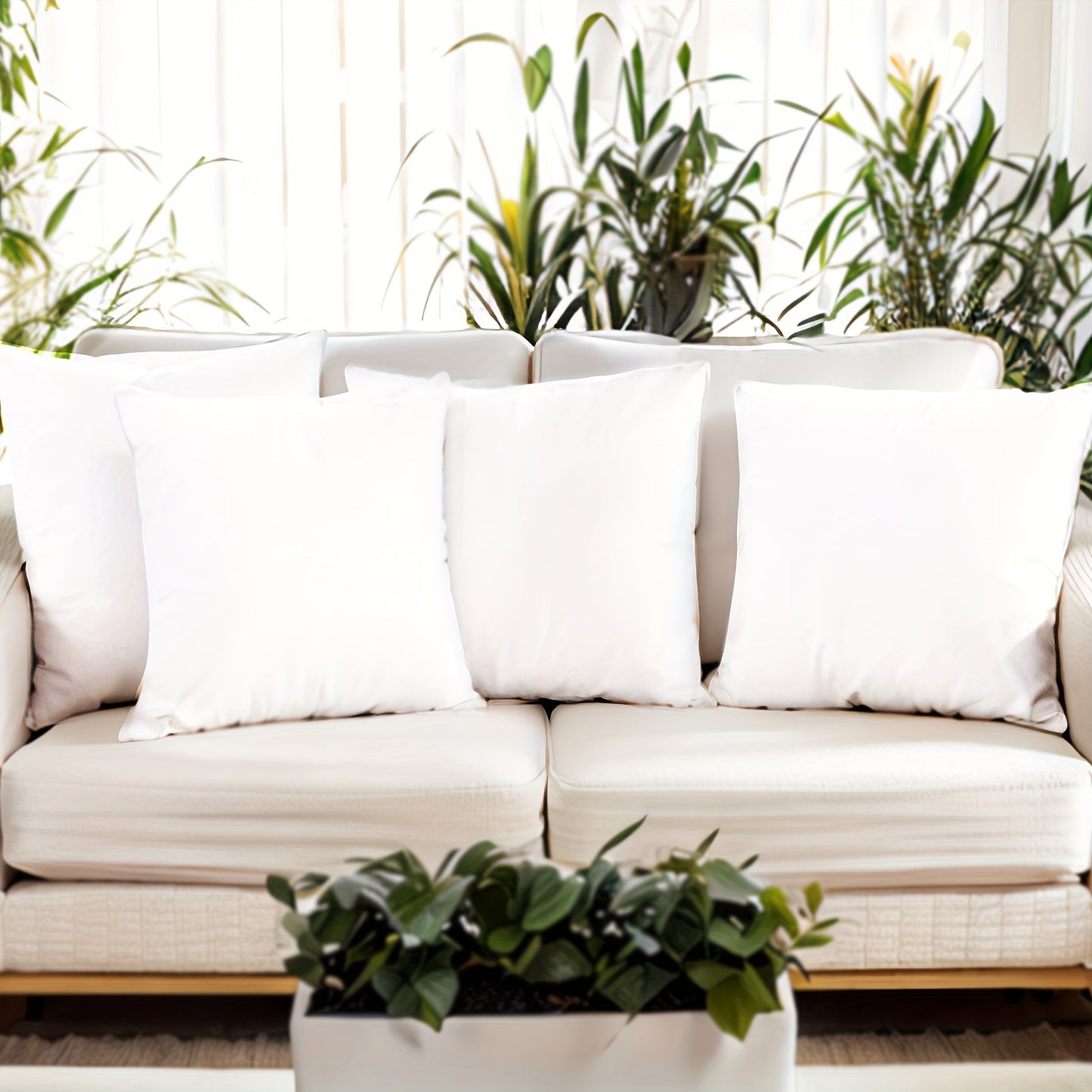Soft Hypoallergenic Pillow Inserts Set of 4