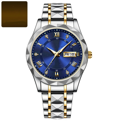 Premium Men's Waterproof Luminous Wrist Watch - Fesara