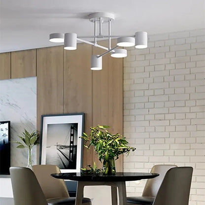 Stylish 6-Light Adjustable Ceiling Fixture