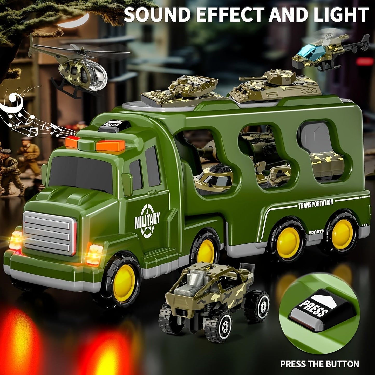 Ultimate Army Action Playset with 14 Pieces
