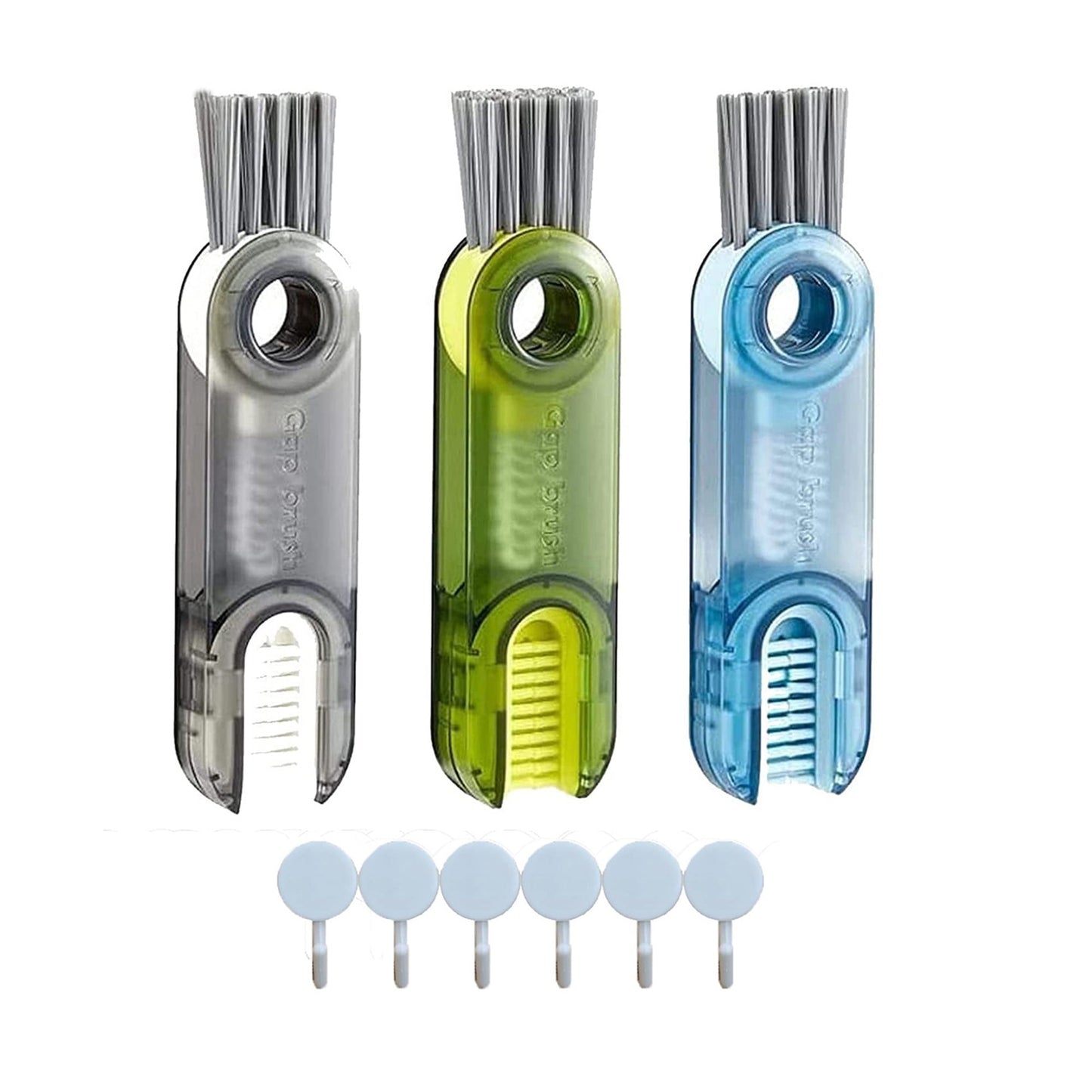 Flexible 3 in 1 U Shaped Water Bottle Brush
