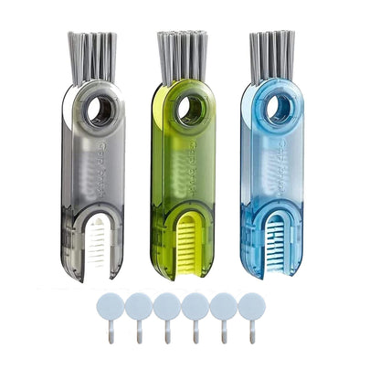 Flexible 3 in 1 U Shaped Water Bottle Brush