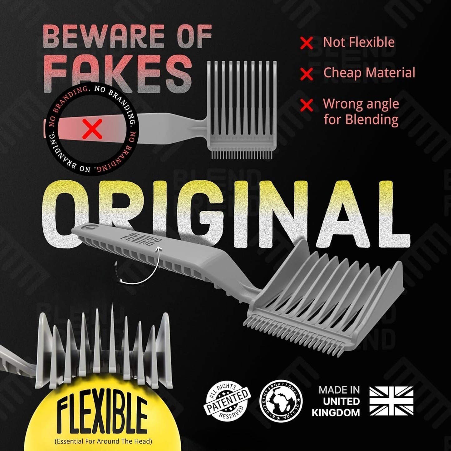 Fesara Fade Comb - Easy Hair Cutting Tool