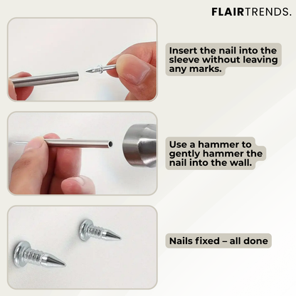 Easy Wall Anchors 100 Pack No Drill Needed