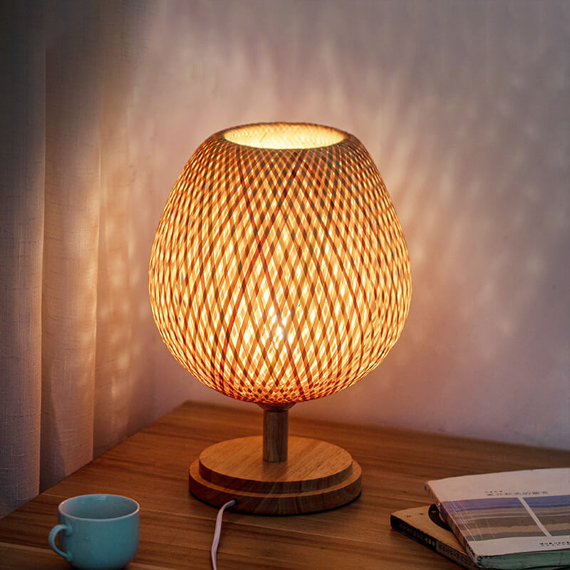 Natural Bamboo Desk Lamp - Fesara