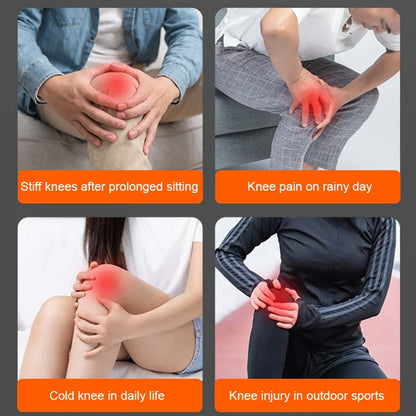 Warm Knee Wrap with Soothing Herbal Heat Therapy