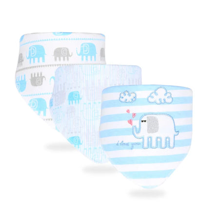 Adorable Baby Bib Scarf Set - Gentle Cotton Cloth