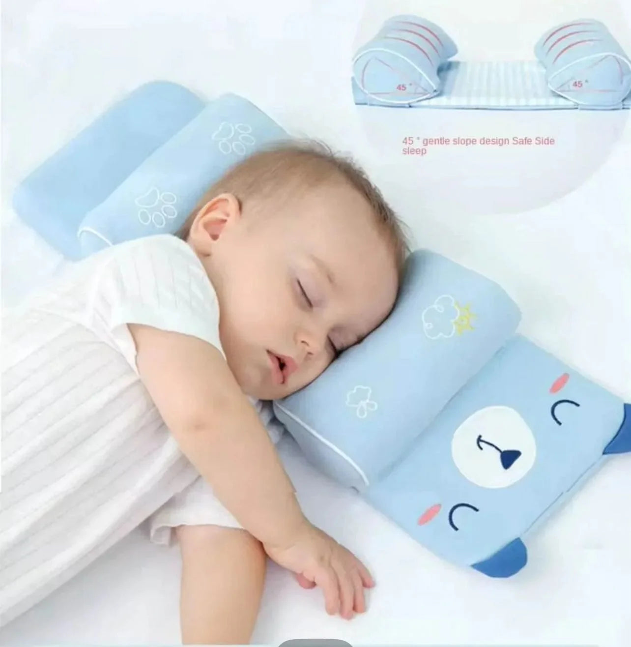 Soft Baby Head Support Pillow - Fesara
