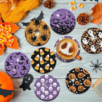 Spooky Halloween Coaster Set