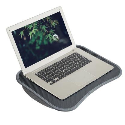 Compact Laptop Table with Cushioned Base