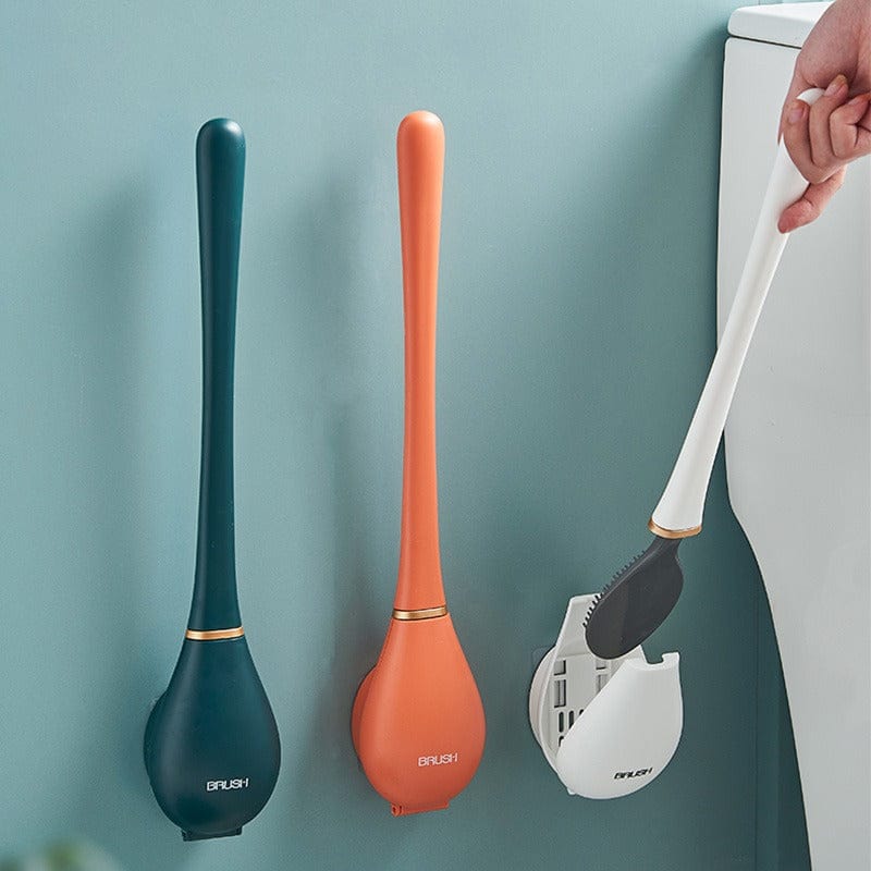 Soft Bristle Toilet Brush with Ergonomic Handle - Fesara