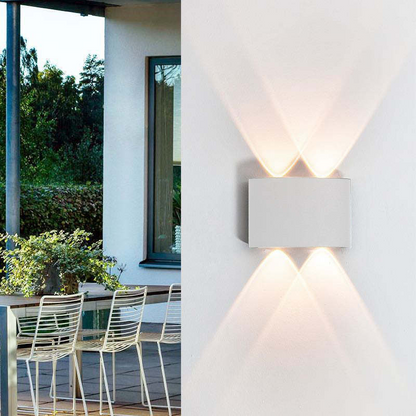 Contemporary Slim LED Double Wall Light