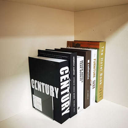 Stylish L-Shaped Acrylic Book Holder Stand - Fesara