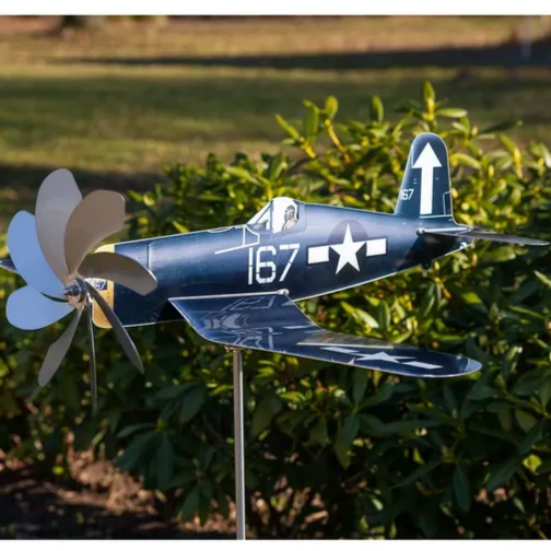 Vintage Airplane Garden Spinner - Fesara