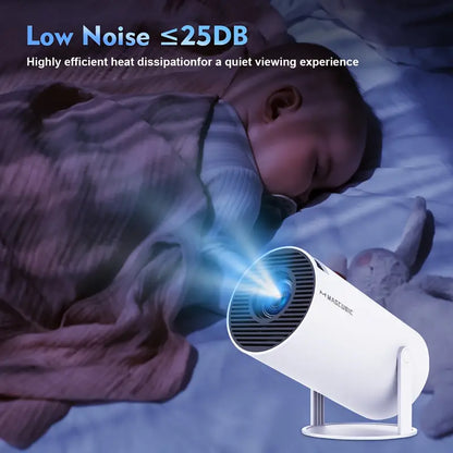 Portable 4K Mini Home Theater Projector with WiFi
