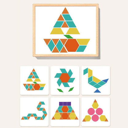 Magnetic Wooden Building Blocks for Kids