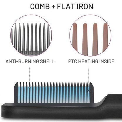 Fesara Ionic Hair Straightening Brush Comb