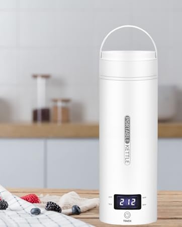 Compact Travel Electric Kettle with LCD Display