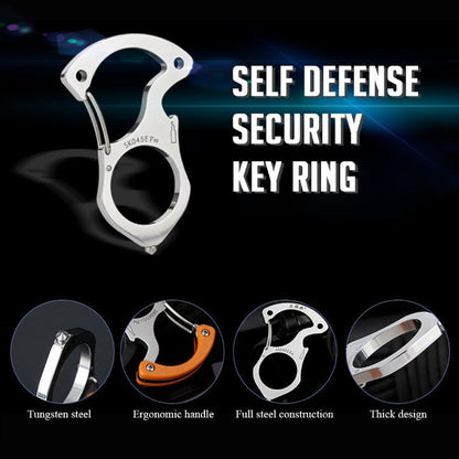 Tough Outdoor Multi-Tool Keychain Ring