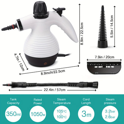 Portable 1200W Handheld Steam Mop Cleaner
