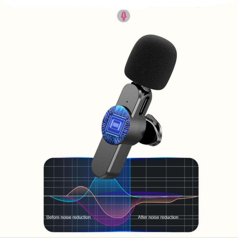 Compact Phone Lavalier Mic with Long Battery Life