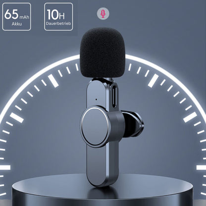 Compact Phone Lavalier Mic with Long Battery Life