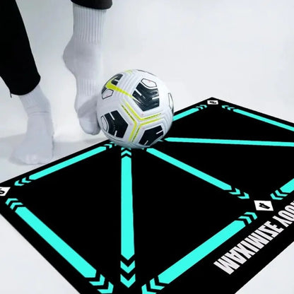 Fun Kids Soccer Training Mat with Online Videos - Fesara