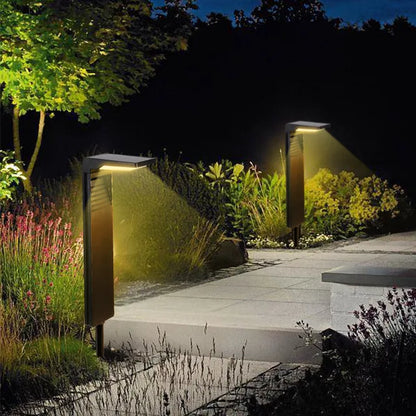 Weatherproof Solar Powered Outdoor LED Lights 2 Pack