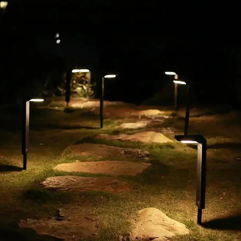 Weatherproof Solar Powered Outdoor LED Lights 2 Pack