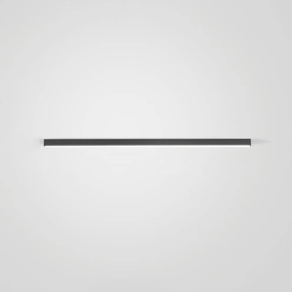 Sleek Black LED Ceiling Light Modern Linear Fixtures