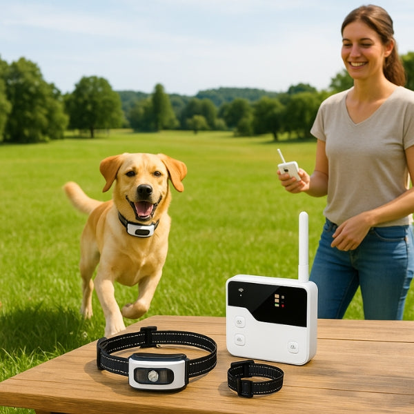 Easy Pet Fence System with Remote Trainer Collar