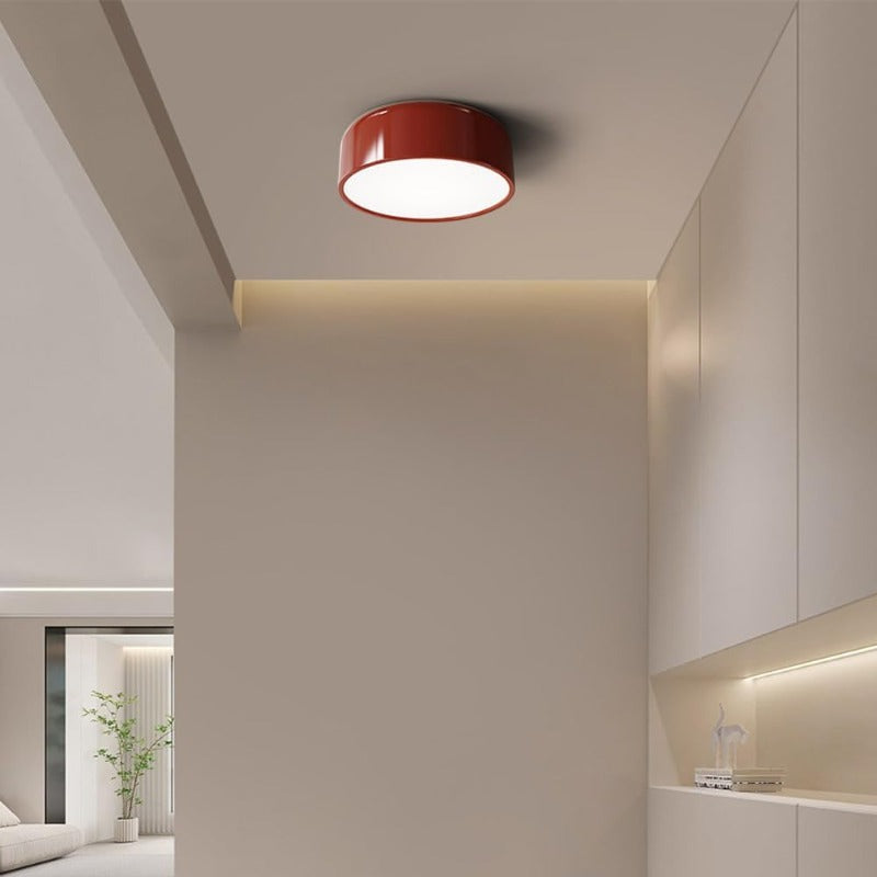Contemporary Dimmable Round Ceiling Lamp