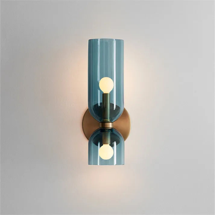 DuoGlow Wall Lamp - Sleek Contemporary Wall Light - Fesara