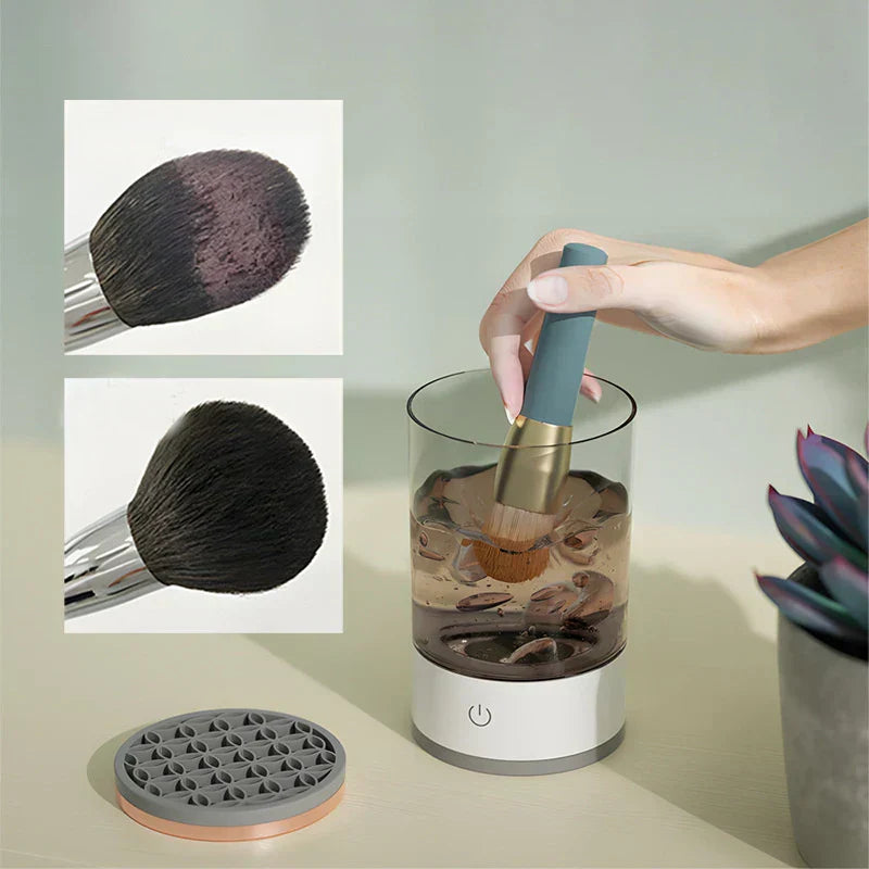 Easy Clean Makeup Brush Washer – Fast Dry for All Brushes