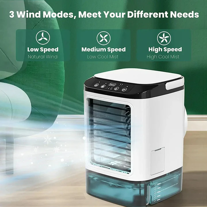 3-Speed Portable Air conditioner with Ultrasonic Cooling 2