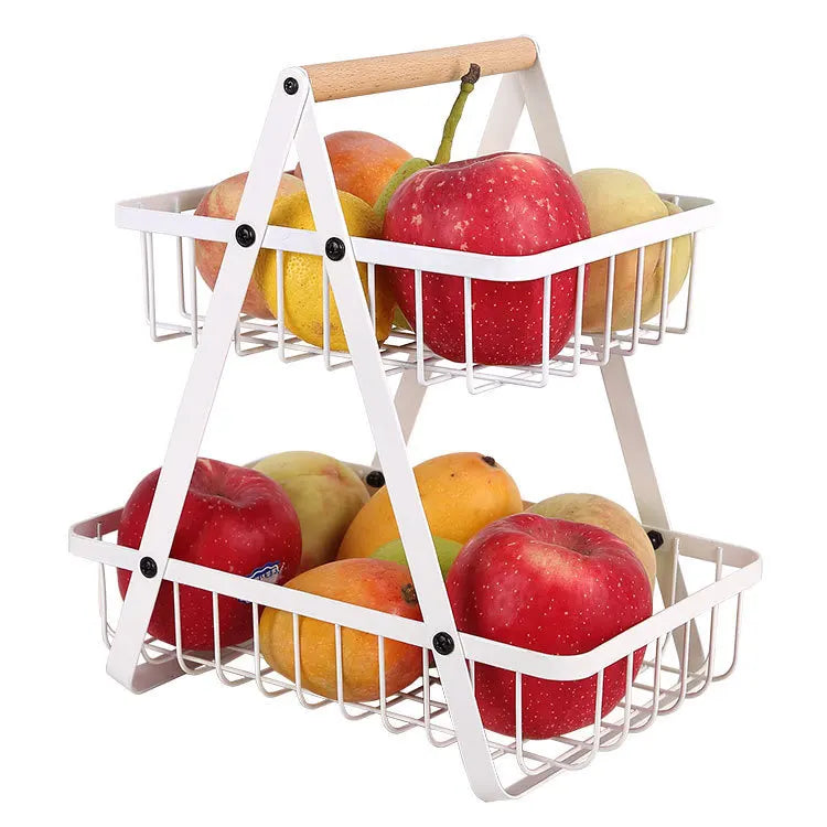 Compact 3-Tier Fruit Holder for Kitchen Counter