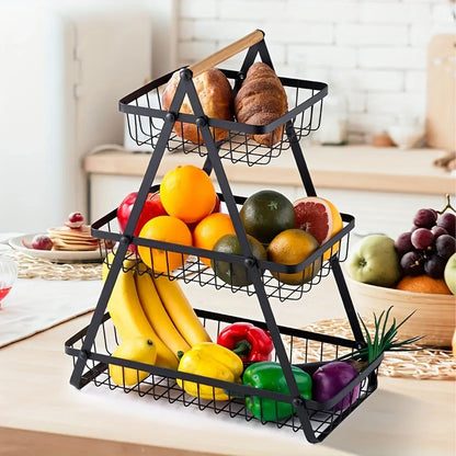 Stylish 3 Tier Storage Basket