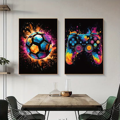 Action Packed Sports Gaming Wall Art Set