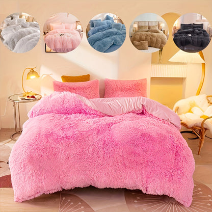 Soft Velvet Bedding Set with Pillow