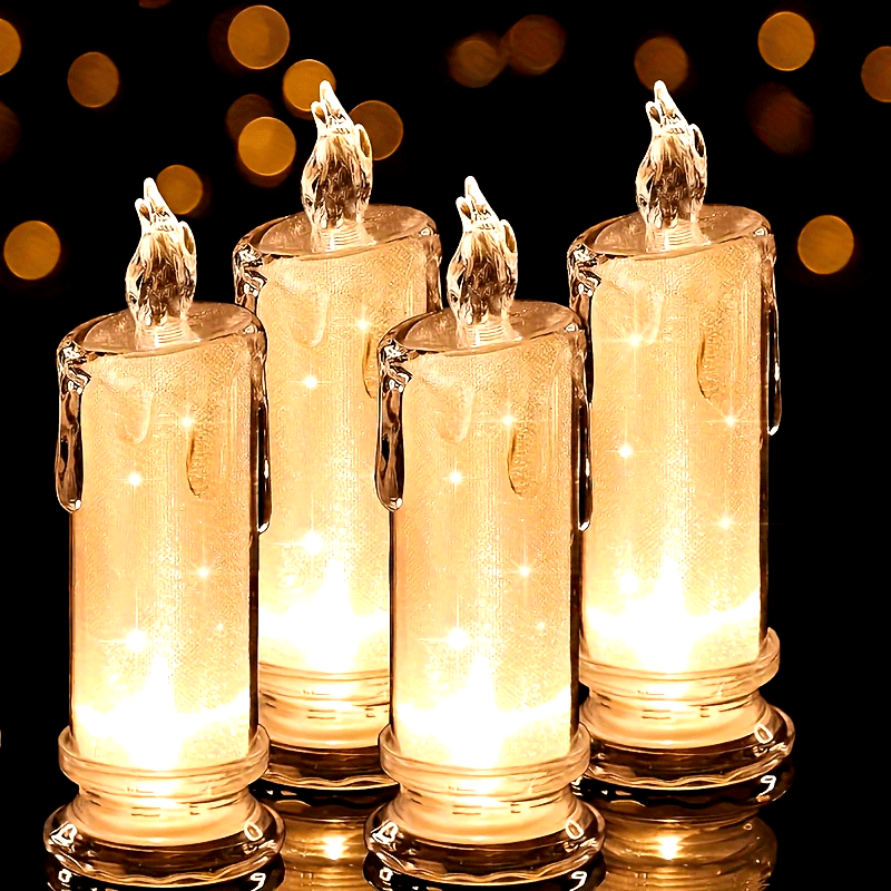 Realistic Flicker LED Candles for Home Decor