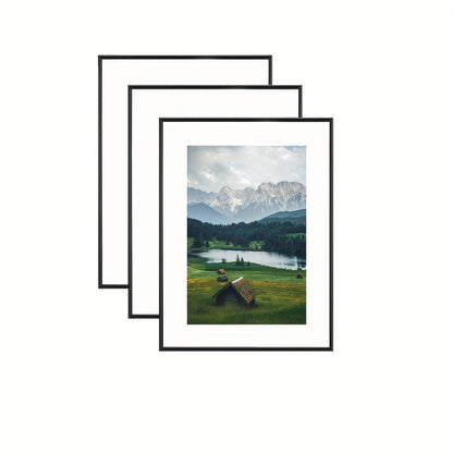 Classic 3 Piece Picture Frame Black Set
