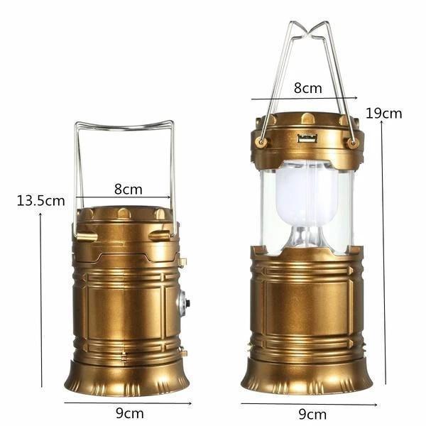 Portable LED Solar Powered Camp Light