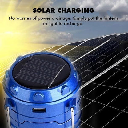 Portable LED Solar Powered Camp Light