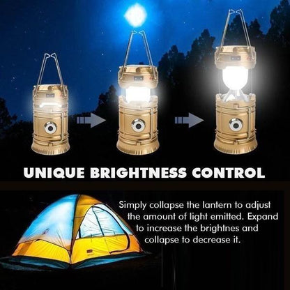Portable LED Solar Powered Camp Light