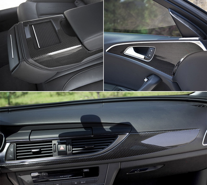 Wooden Pattern Auto Interior Decals